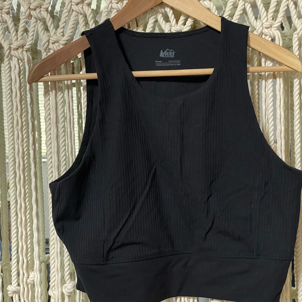 REI Black Crop Top